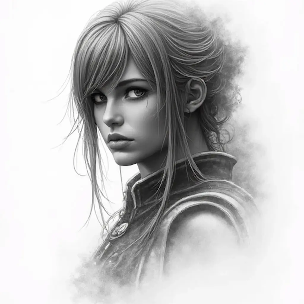 Final Fantasy charcoal