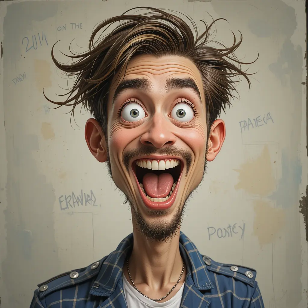 Man caricature