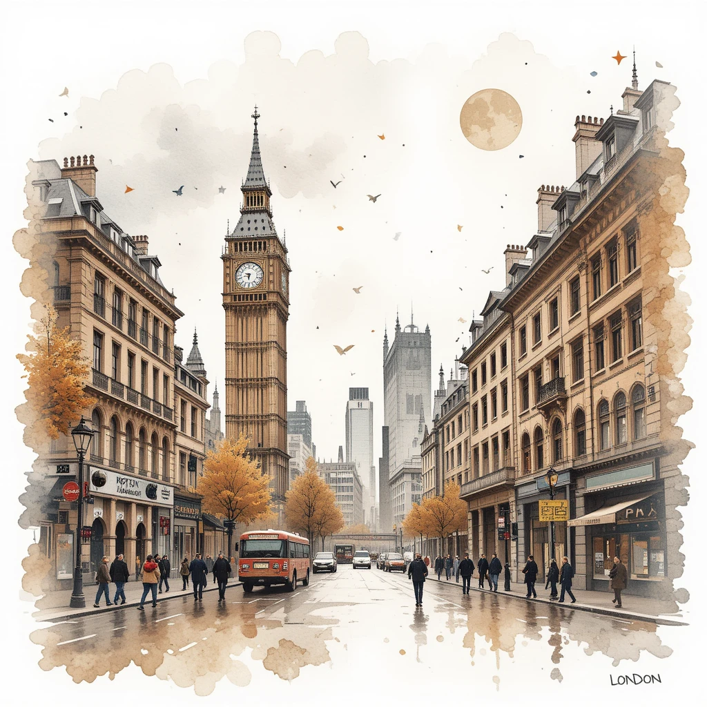 Watercolor-london